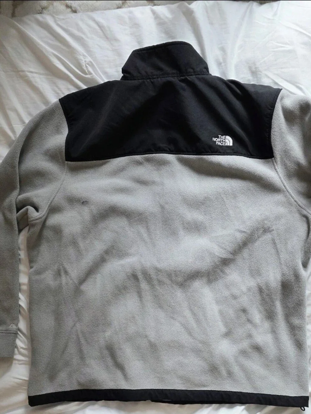 The North Face Mens Polartec 200 Gray/Black Quarter-Zip Fleece Pullover XXL NWOT